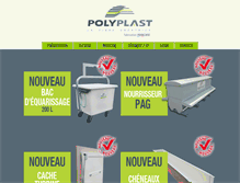 Tablet Screenshot of polyplast.fr